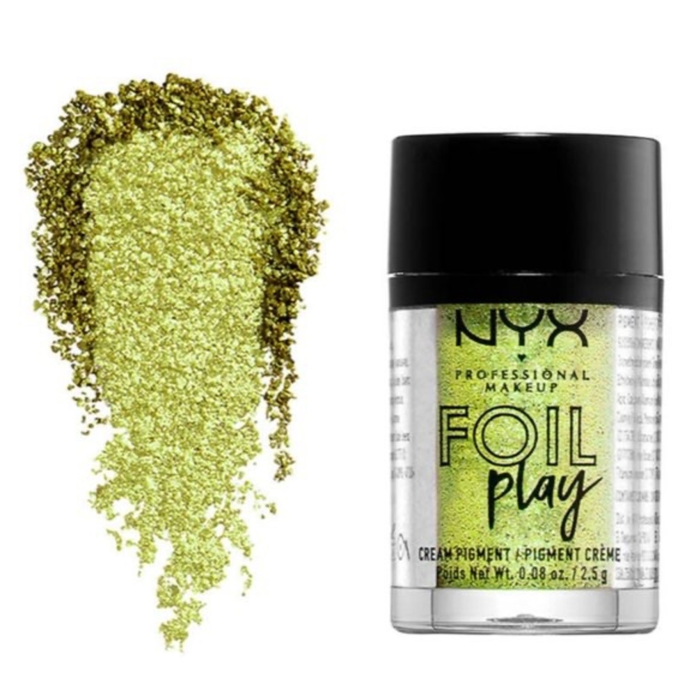 Nyx Foil Play Cream Pigment shade HAPPY HIPPIE eye makeup